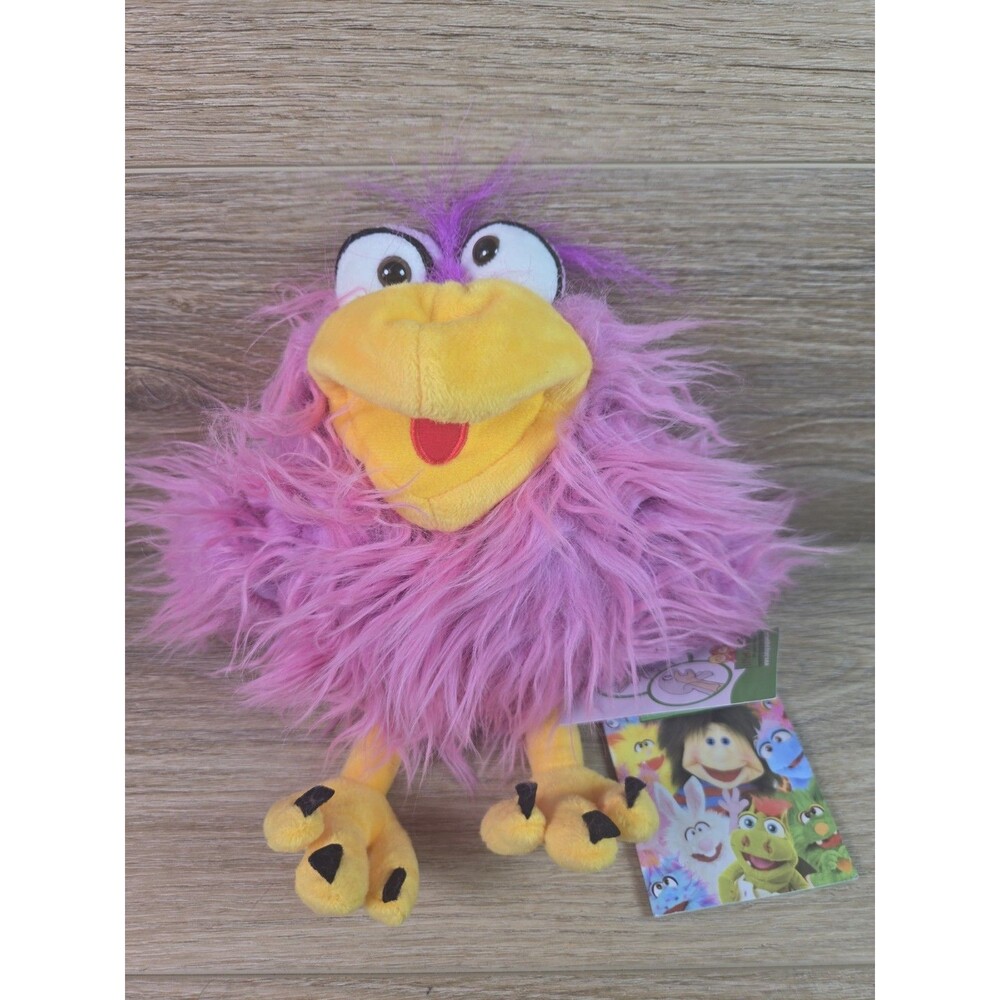 Living Puppets Cheeks LP698 Pink Chicken Bird Hand Puppet Plush w/ Tag